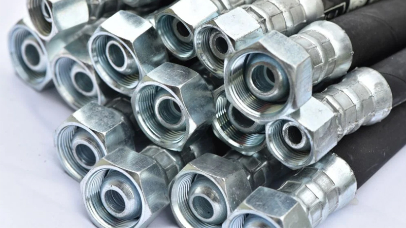 اتصالات و فیتینگ‌ها شیلنگ هیدرولیک مناسب ماشین‌آلات کارگاهی