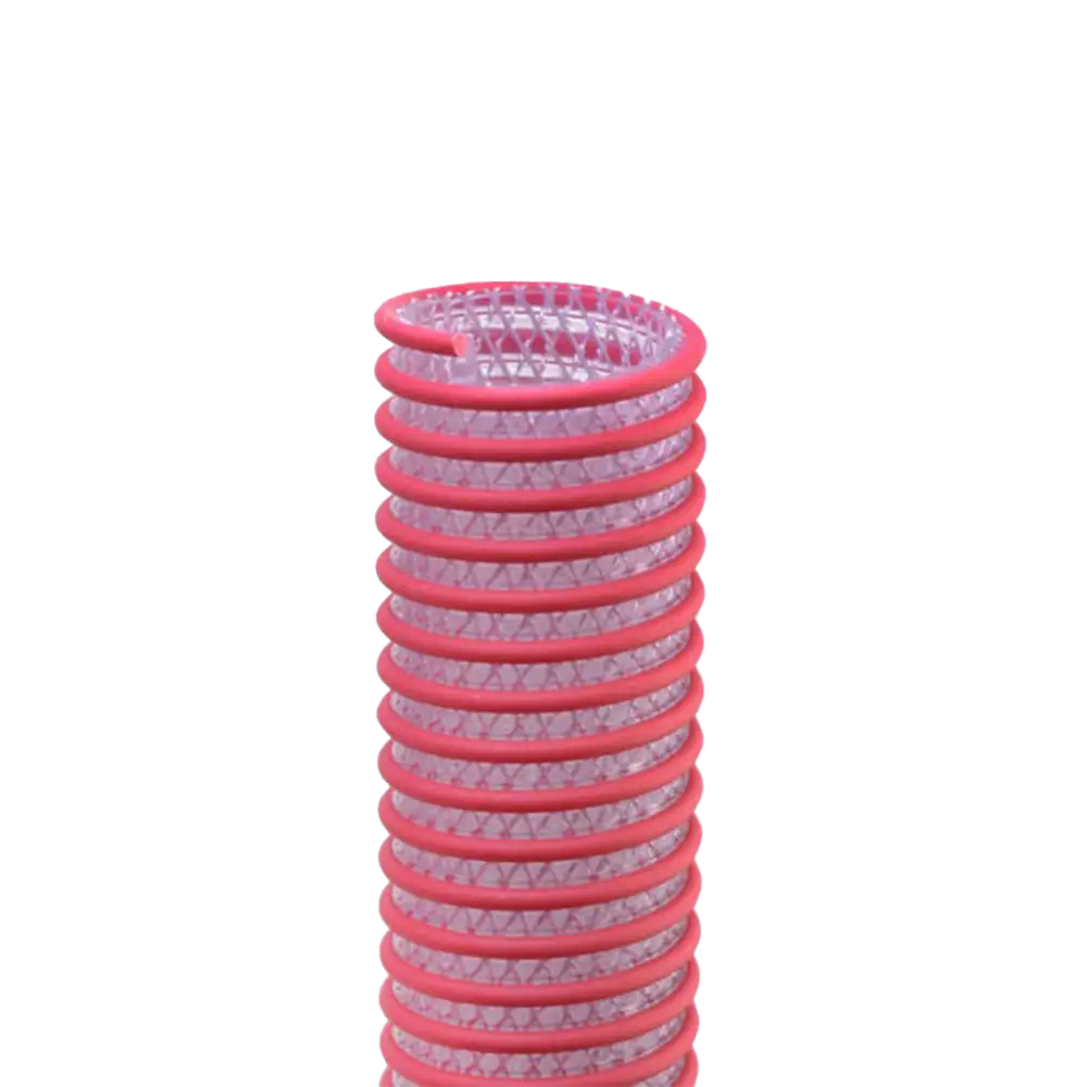 لوله خرطومی قرمز شفاف Spiral press ENO DN76