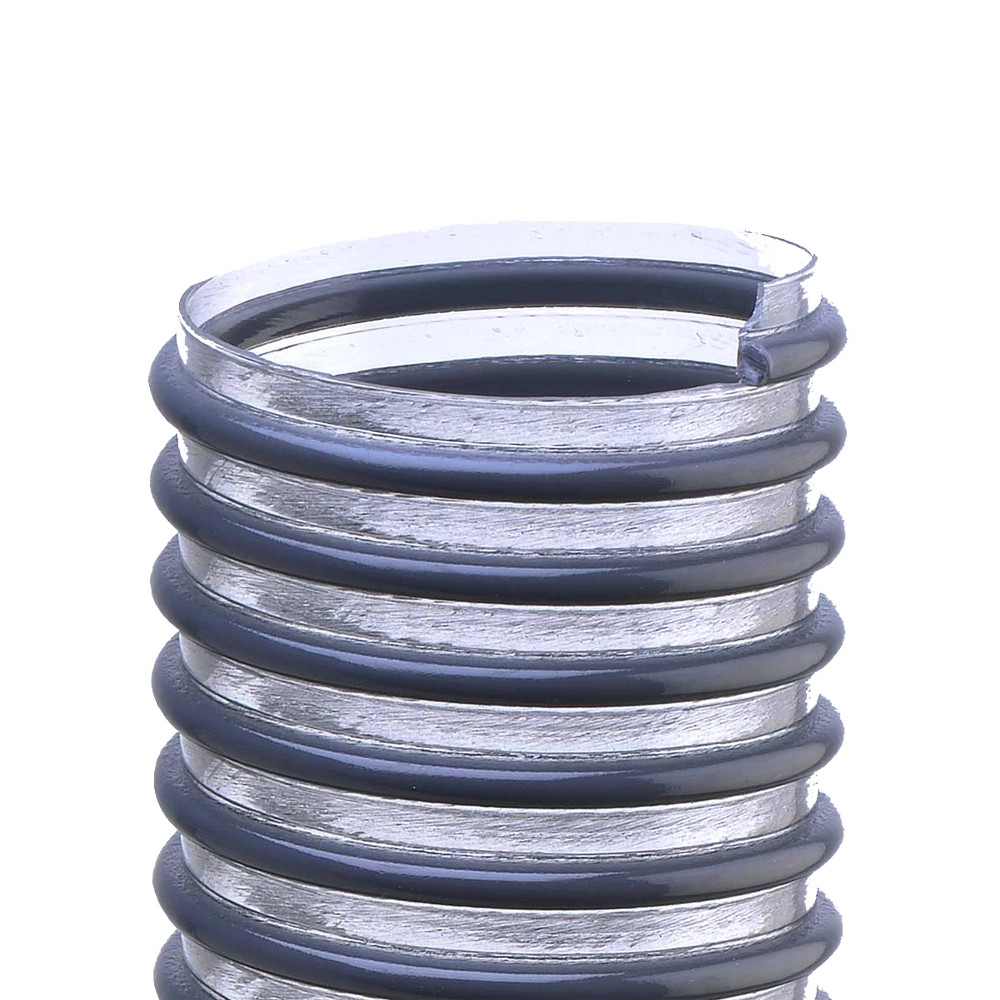 لوله خرطومی طوسی شفاف ارت دار EOLO PVC EST (DN102)