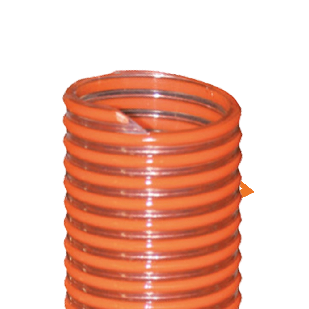 لوله خرطومی قرمز شفاف ارت دار COBISUPER PU 102X (DN102)