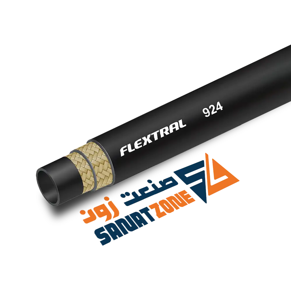 شیلنگ ترموپلاستیک دو لا نخ داخل تفلون 3/8  JETTER-PRO