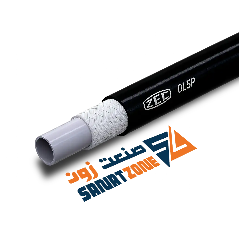 شیلنگ ترموپلاستیک یک لا نخ داخل تفلن 3/8" ZEC ol5p