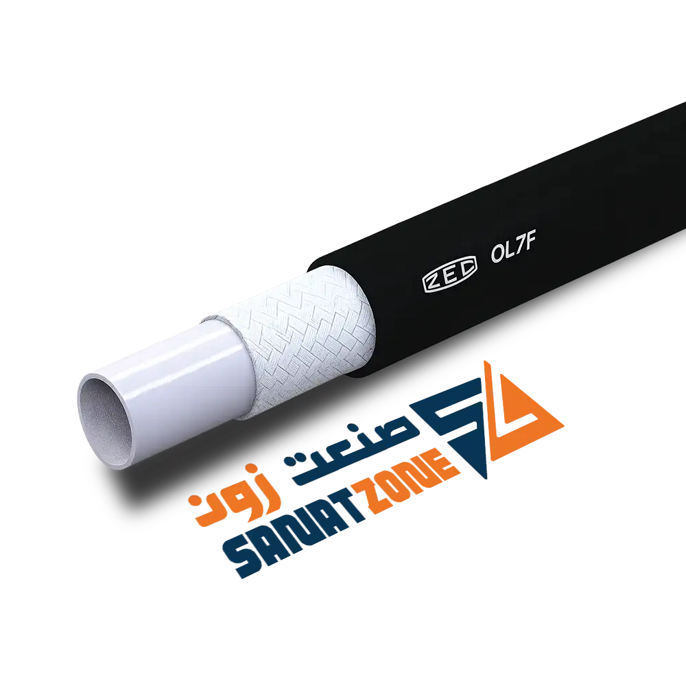 شیلنگ ترموپلاستیک دو لا نخ داخل تفلن 3/8 ZEC OL7F
