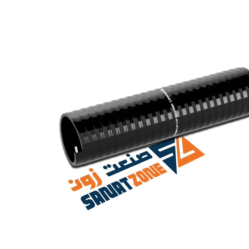 لوله خرطومی مشکی America flex DN76