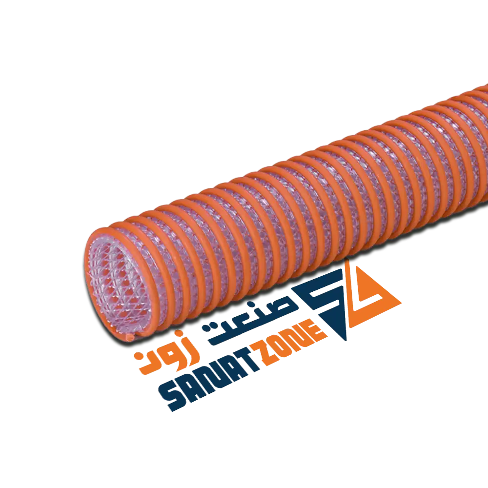 لوله خرطومی نارنجی Spiral press WT DN76