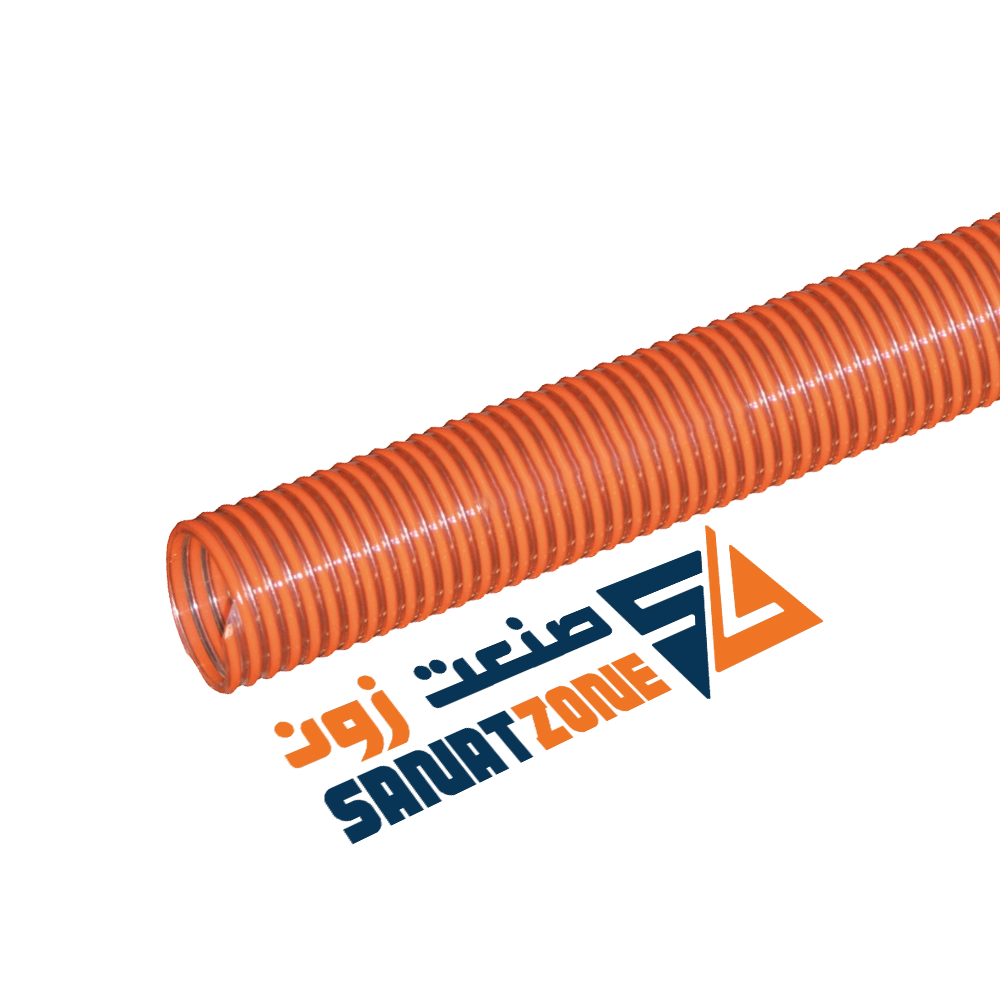 لوله خرطومی قرمز شفاف ارت دار COBISUPER PU 102X (DN102)