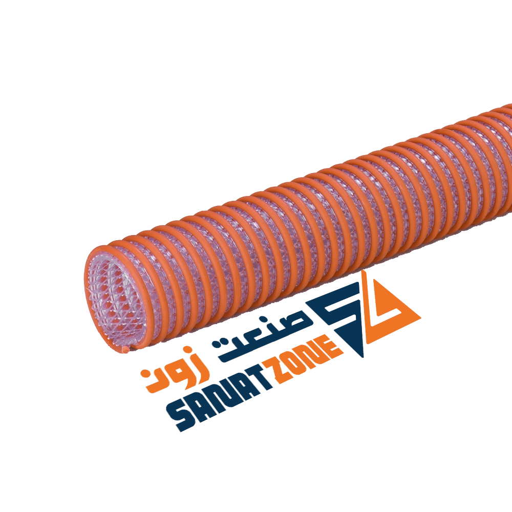 لوله خرطومی نارنجی شفاف SPIRAL PRESS WT (DN100)